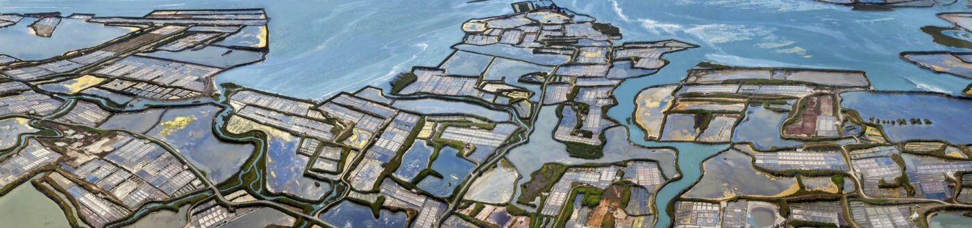 Marais salants vue aérienne